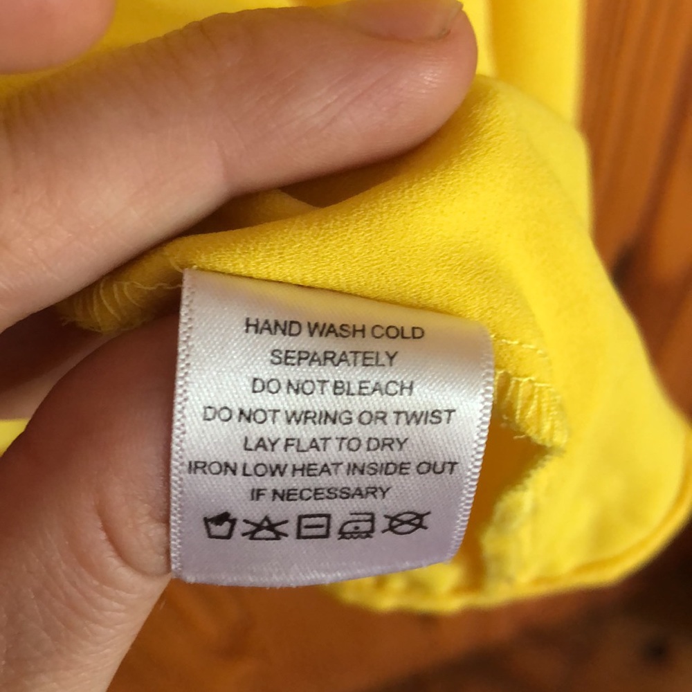 Yellow Flowy Yellow Tank - Picture 10 of 10
